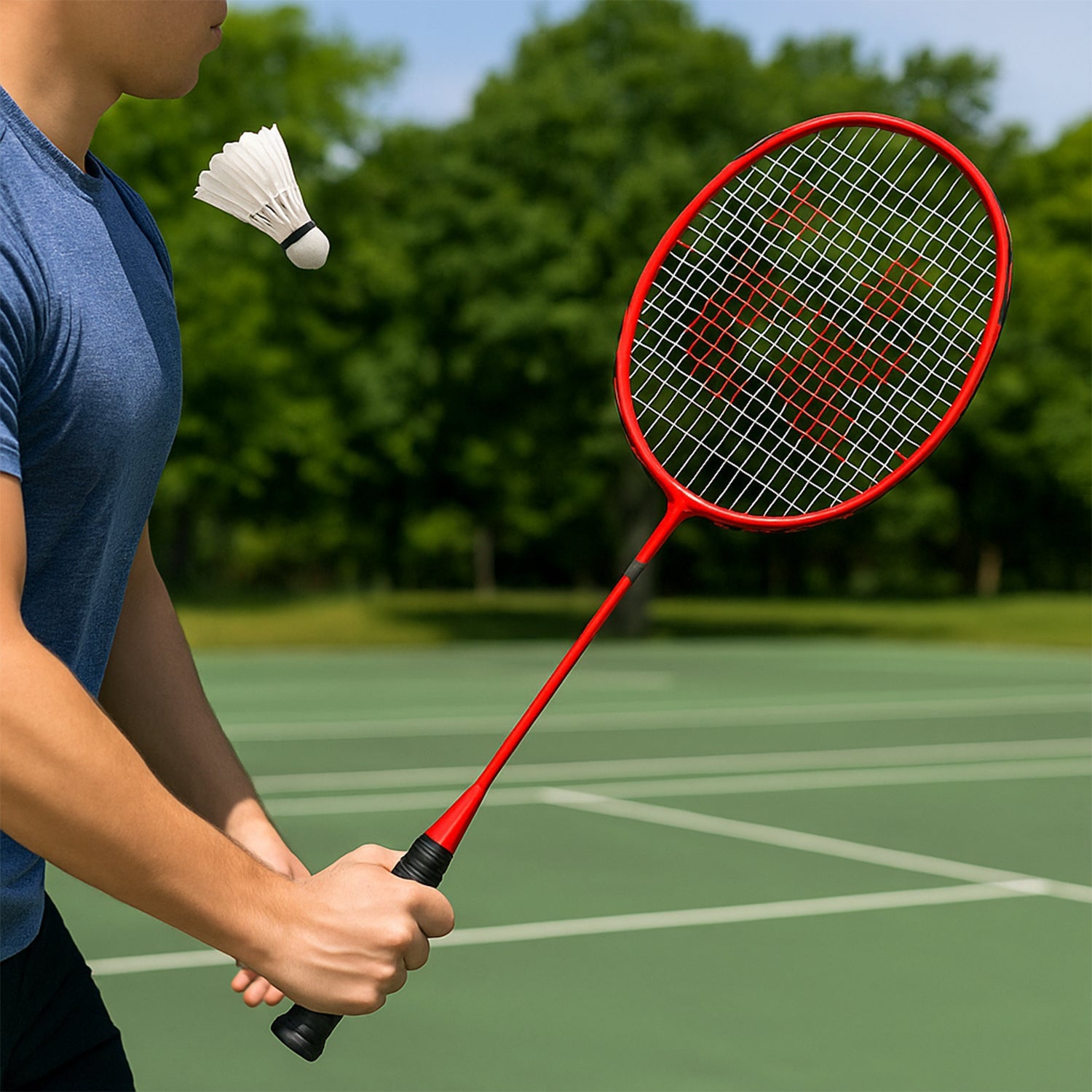 2 Pc Lightweight Kids Badminton Racket Set with Carry Bag 2 Pc Lightweight Kids Badminton Racket Set with Carry Bag